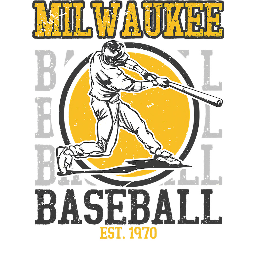 Baseball Coach Vintage Milwaukee Baseball Swing Hard Baseball.png