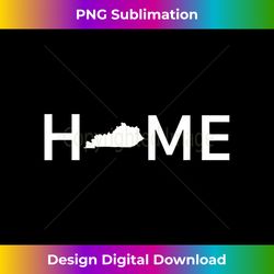 Kentucky Home Love U.S. State Outline Silhouette - Artistic Sublimation Digital File