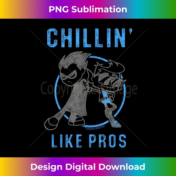 Teen Titans Go Beast Boy & Robin Like Pros - Special Edition Sublimation PNG File