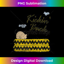 peanuts kickin' back charlie brown tank top 2 - elegant sublimation png download