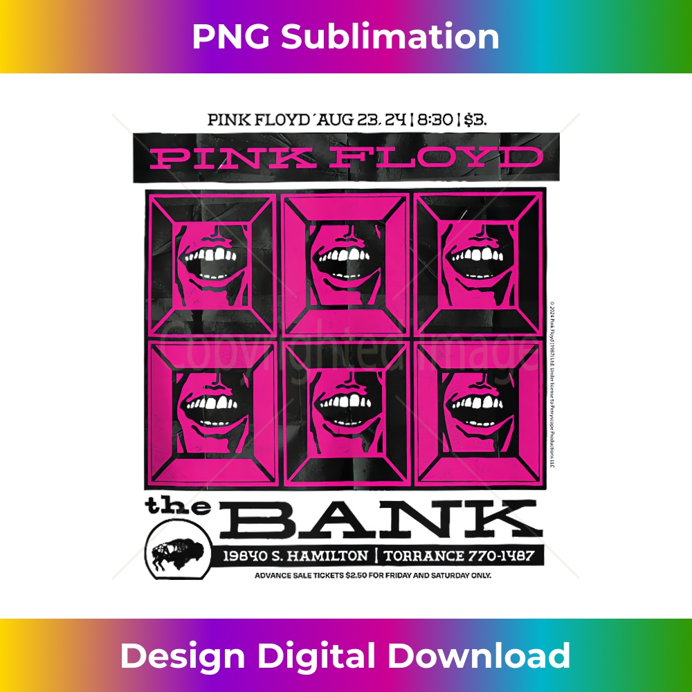 Pink Floyd - The Bank Torrance California Concert Poster Tan | Inspire ...