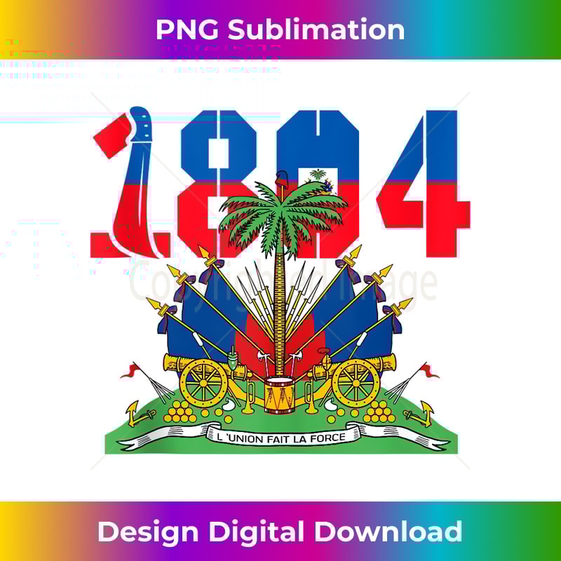 Haitian Revolution 1804 Flag Day Tank Top 1 - Sublimation-Ready PNG File