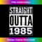 Straight Outta 1985 Funny Birthday 1 - PNG Transparent Sublimation Design
