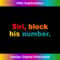 Siri Block His Number Vintage Apparel 1 - Instant Sublimation Digital Download