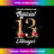 13th Birthday Girls 13 Years Official nager Birthday - PNG Transparent Digital Download File for Sublimation