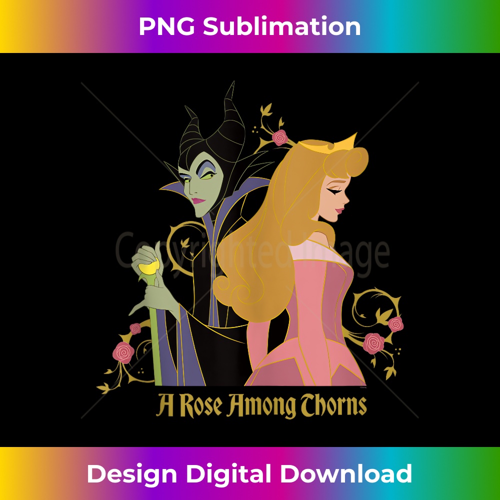 Disney Princess Sleeping Beauty Maleficent Rose Among Thorns - Stylish Sublimation Digital Download