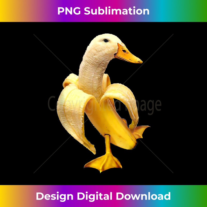 banana duck - Retro PNG Sublimation Digital Download