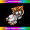 Tiger Holding Baseball Ball Mascot  1 - Artistic Sublimation Digital File
