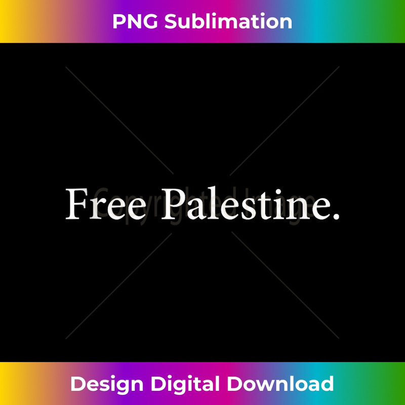 Free Palestine - Retro PNG Sublimation Digital Download