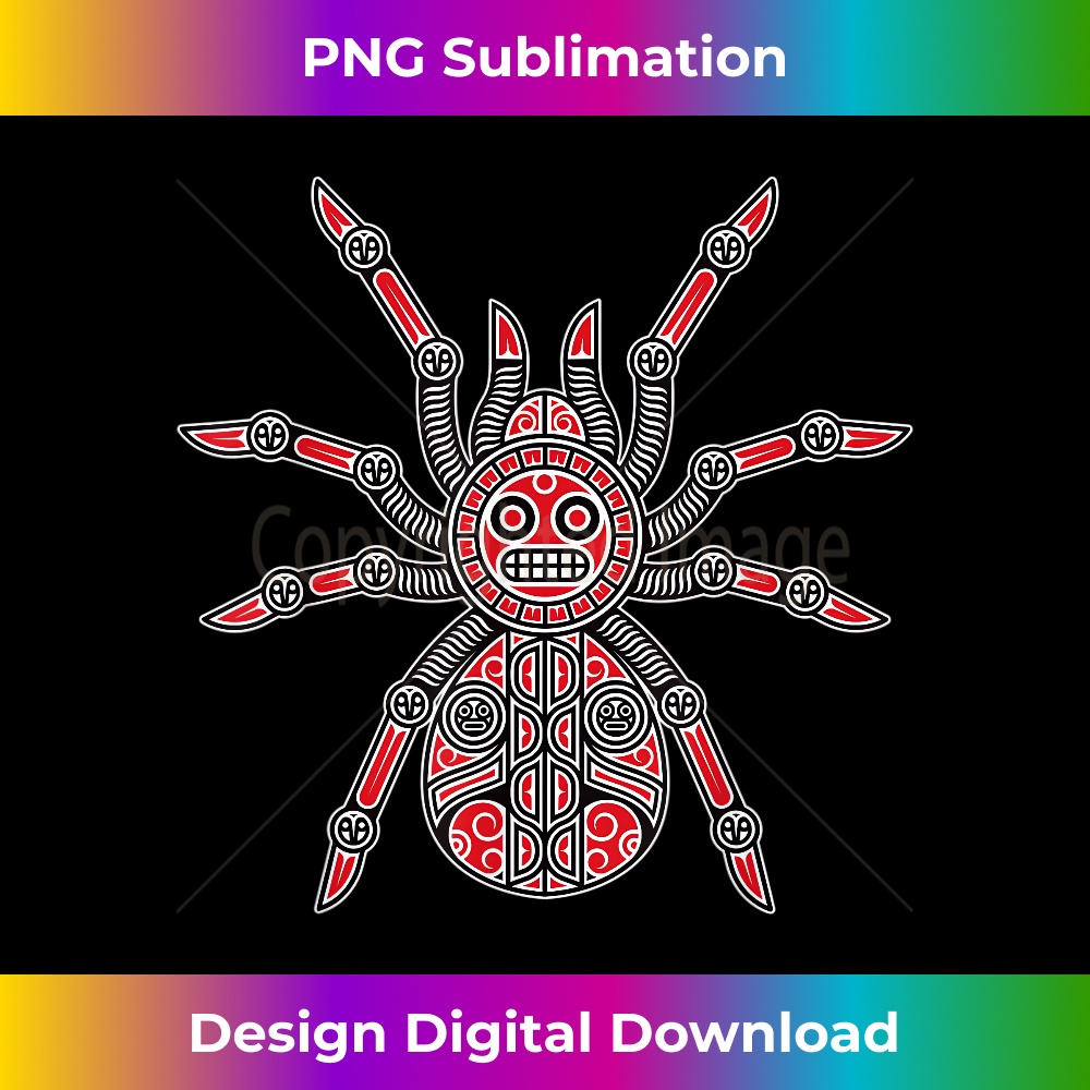 Haida Spider American Indian Native America Indigenous - PNG Transparent Digital Download File for Sublimation