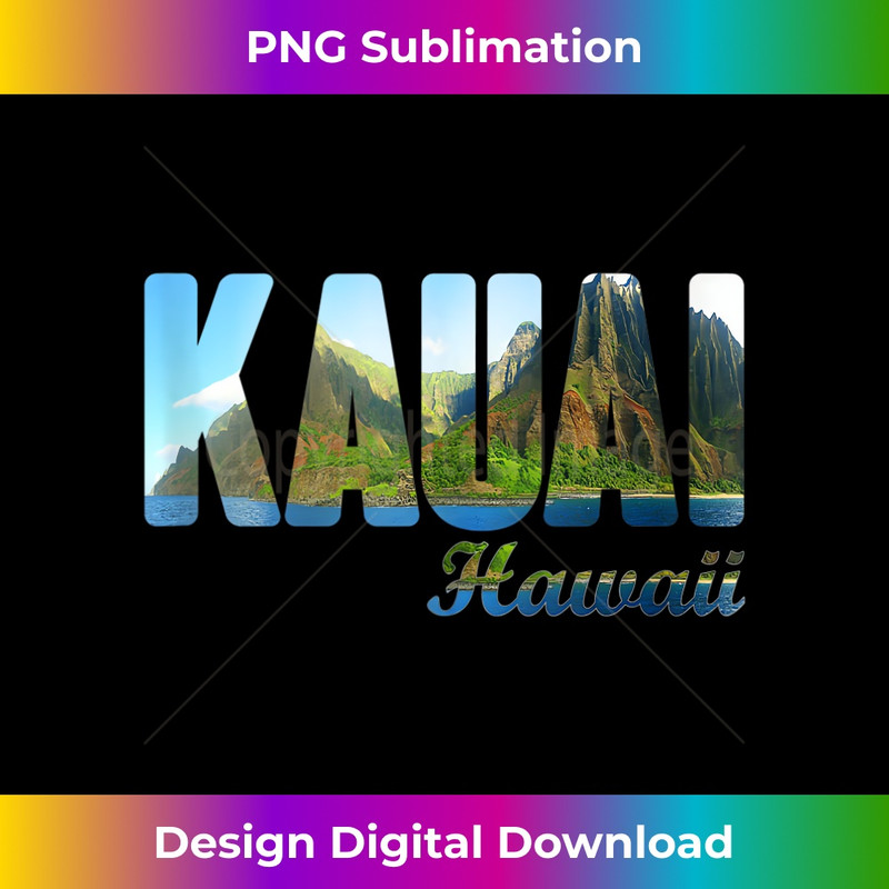 Retro Classic Vintage Summer Kauai Hawaii 1 - Digital Sublimation Download File
