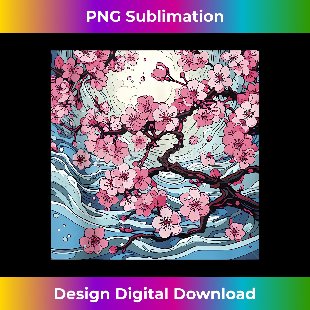 Sakura ExpressionsPop Art's Vibrant Floral Palette 1 - Special Edition Sublimation PNG File