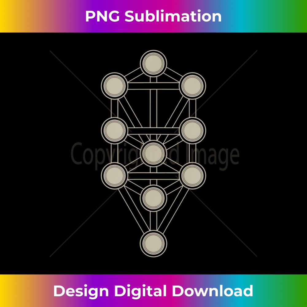 Tree of Life Sephiroth Mysticism Magic Esotericism Kabbalah 1 - Elegant Sublimation PNG Download