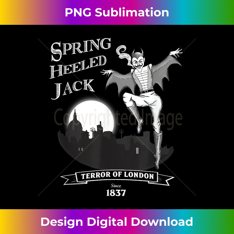 Spring Heeled Jack Cryptid Paranormal 1 - Stylish Sublimation Digital Download
