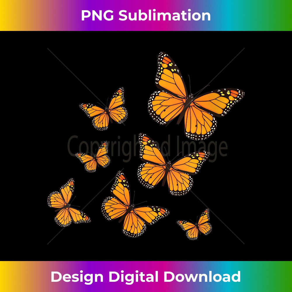 s Monarch Butterflies 1 - Artistic Sublimation Digital File