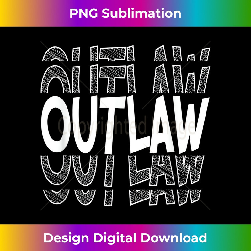 Outlaw 1 - Instant Sublimation Digital Download