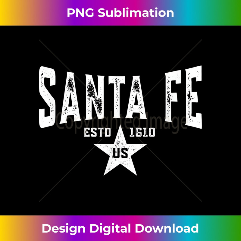 Santa Fe 1 - High-Resolution PNG Sublimation File