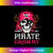 Pirate Grammy Skull Halloween Costumes Family Matching 1 - Creative Sublimation PNG Download