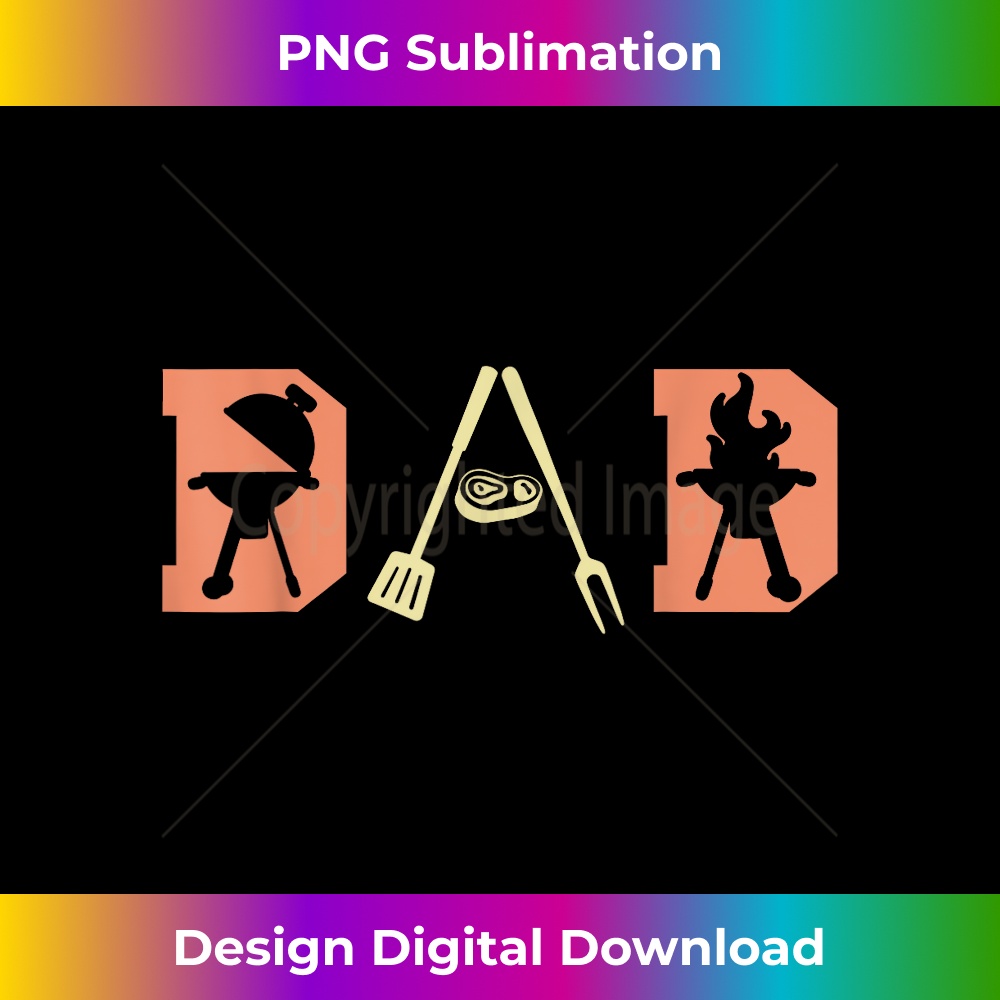 BBQ Dad Grilling Grillmaster Smoking Meat Lover Griller Dad - Instant Sublimation Digital Download