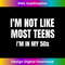 I'm not like most teens in my 50s . - PNG Transparent Sublimation File