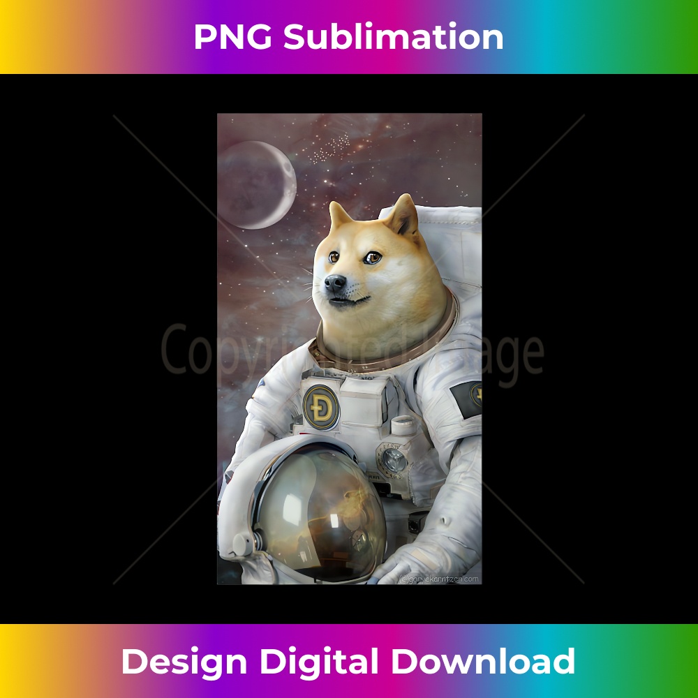 Dogecoin, Doge Crypto by truedesignstore. - Modern Sublimation PNG File