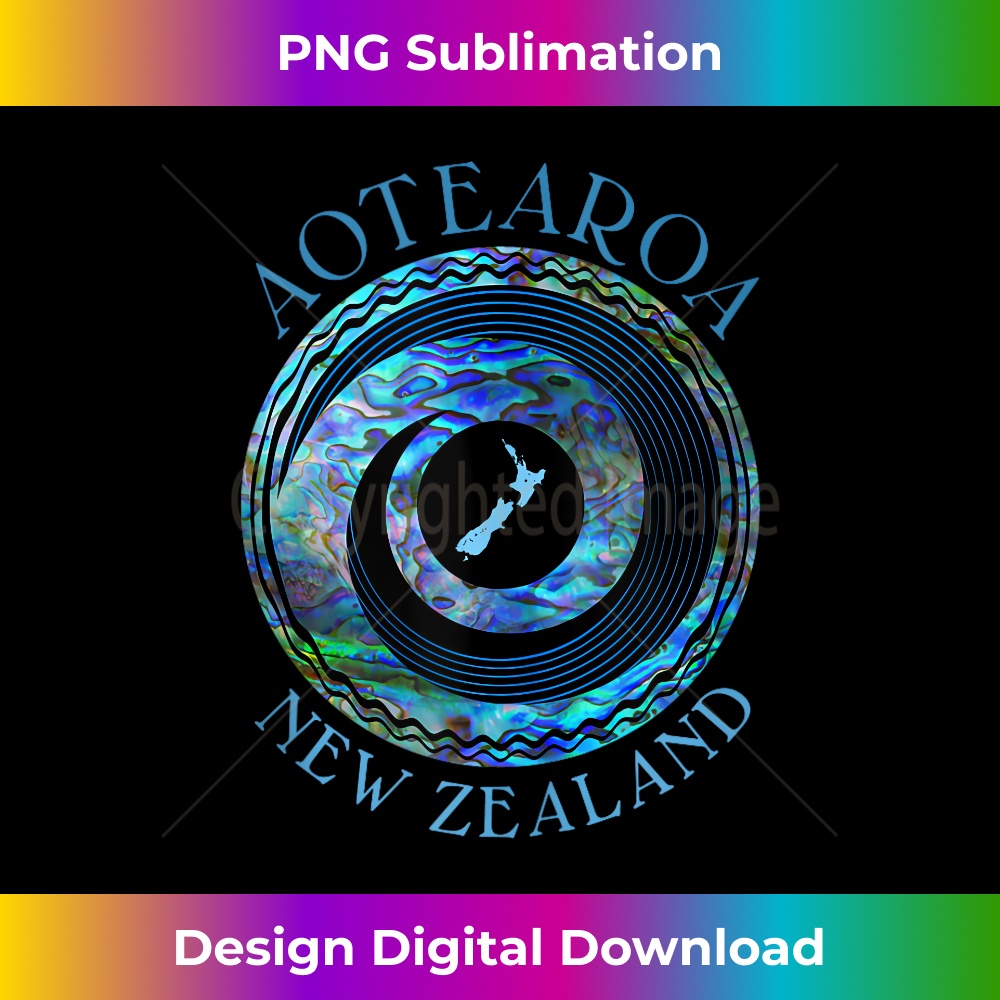 NEW ZEALAND AOTEAROA KIWI KORU PAUA 1 - Sublimation-Ready PNG File
