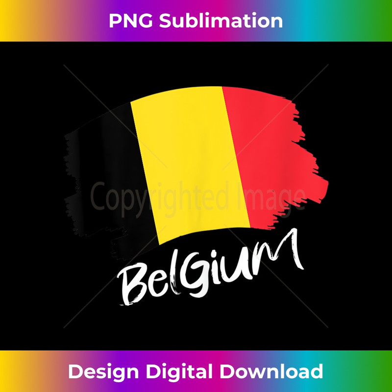 Belgian Flag Belgium - Instant Sublimation Digital Download