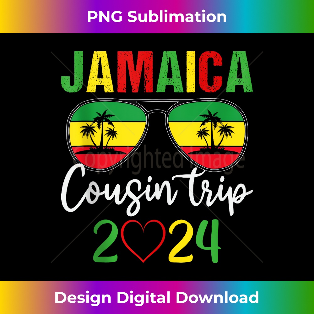 Jamaica Cousin Crew Trip 2024 Summer Vacation Matching Group - High-Quality PNG Sublimation Download