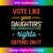 Vote Like Your Daughters Granddaughters Rights Depend On It 1 - PNG Transparent Digital Download File for Sublimation