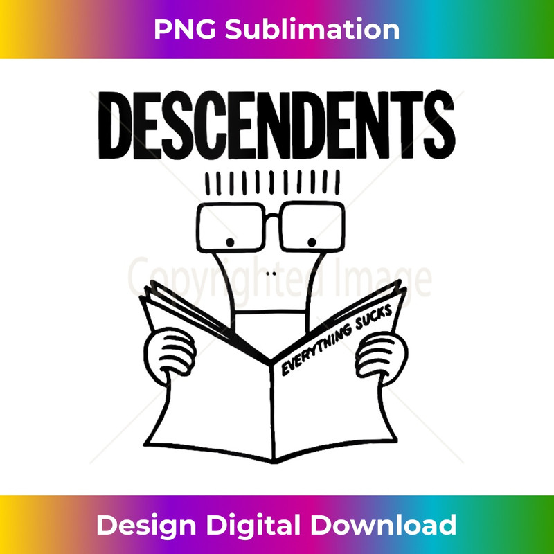 Descendents - Official Merchandise - Everything Sucks - Signature Sublimation PNG File