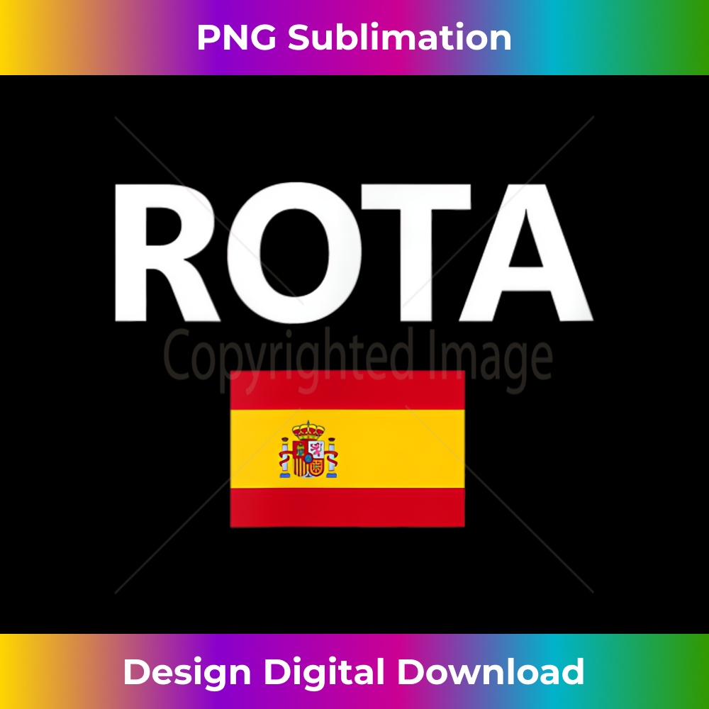Rota Spain Spanish Flag City Tourist Souvenir 1 - PNG Transparent Sublimation Design