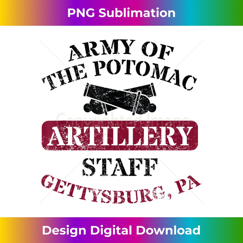 Civil War Army of the Potomac Battle of Gettysburg - Signature Sublimation PNG File
