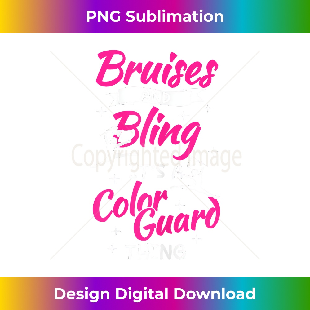 Color Guard Flag Spinning Marching Band Colorguard - Modern Sublimation PNG File