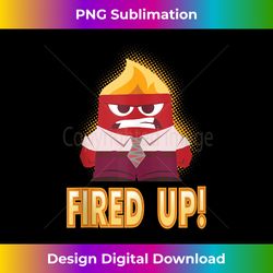 disney pixar inside out fired up! fuming anger shot - high-resolution png sublimation file