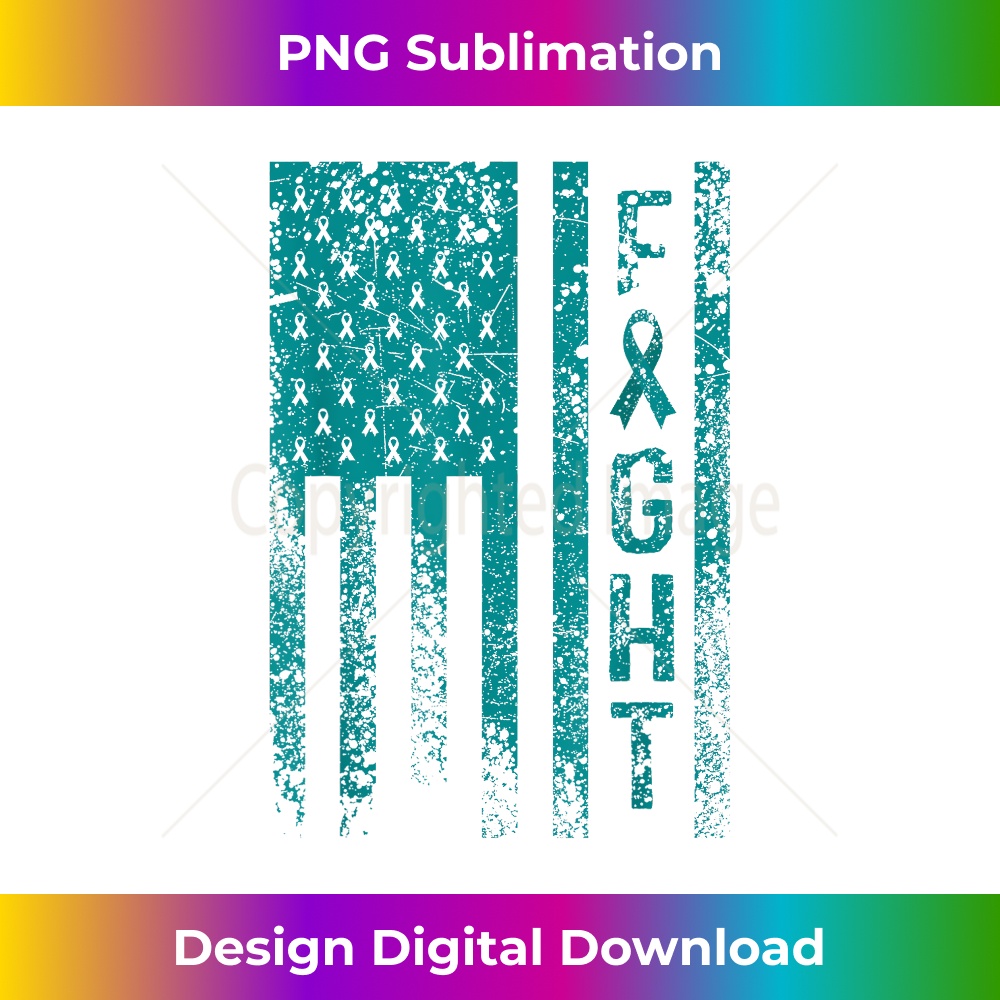 Fight Tourette Syndrome Awareness - Unique Sublimation PNG Download