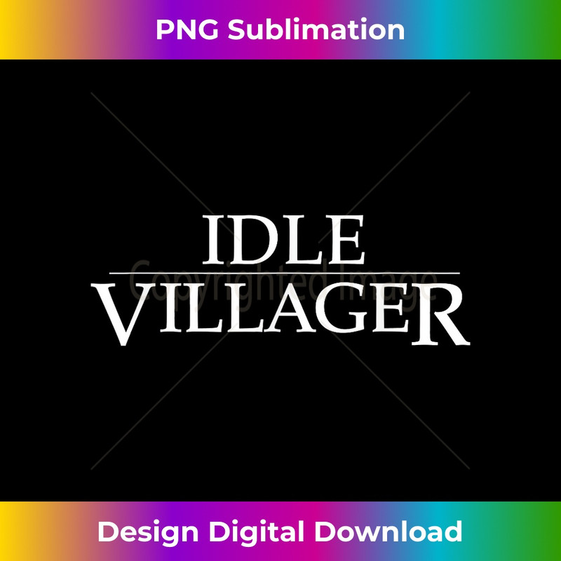 Wololo Idle Villager Real Time Strategy Game 1 - Unique Sublimation PNG Download