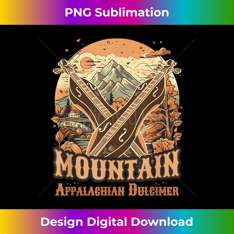 Dulcimerist Dulcimer-Player Mountain-Appalachian Dulcimer - Trendy Sublimation Digital Download