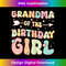 Grandma of the Birthday Girl Matching Family Birthday - Decorative Sublimation PNG File