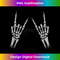 Rock On Rock Star Concert Buddy Skeleton Hands Music  1 - Creative Sublimation PNG Download
