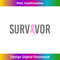 s Breast Cancer Survivor With Pink Cancer Ribbon  1 - PNG Transparent Sublimation Design