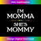 I'm Momma, She's Mommy Lesbian Mother's Day - Decorative Sublimation PNG File