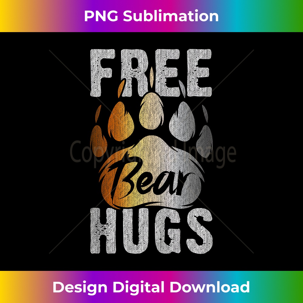 Mens Bear Paw, Bear Flag, Gay Bear Pride, Bear Community  1 - Retro PNG Sublimation Digital Download