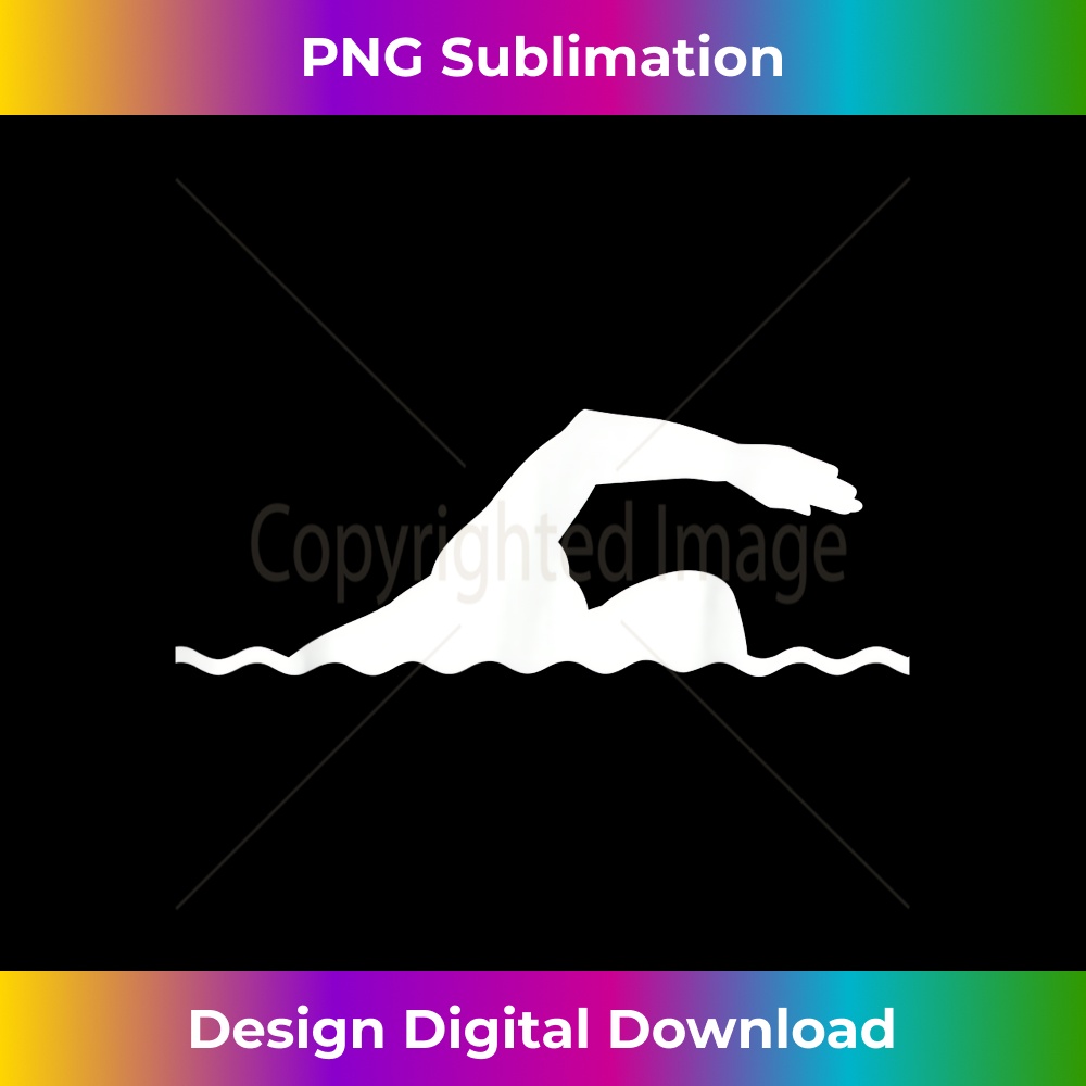 Swimming swimmer 1 - PNG Transparent Digital Download File for Sublimation