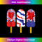 American Flag Popsicle 4th of July Patriotic Tie Dye Graphic - Digital Sublimation Download File