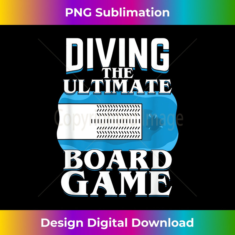 Springboard Diving Design for a Springboard Diver 1 - Decorative Sublimation PNG File