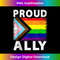 Vintage Pride Month Rainbow Color LGBTQ Flag Proud Ally 1 - High-Quality PNG Sublimation Download