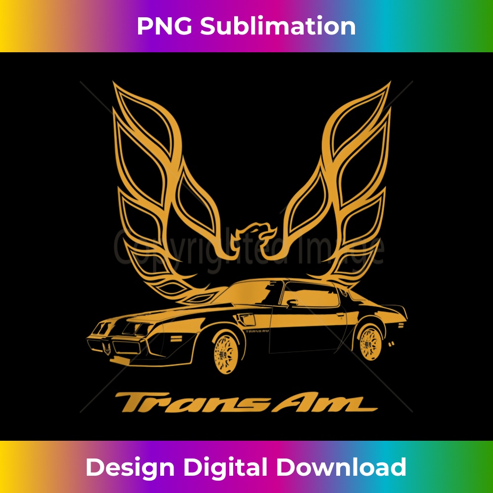 Classic old school firebird muscle car classic american car - Creative Sublimation PNG Download