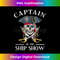 Pirate design Captain Ship Show Boater Boating Captain 1 - Instant Sublimation Digital Download