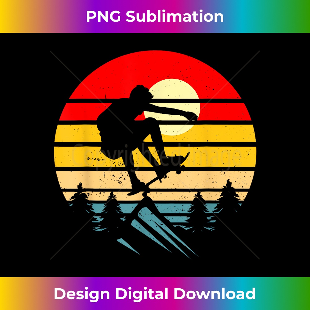 Skateboarder Retro Skateboard Vintage Skateboarding Skater 1 - Professional Sublimation Digital Download