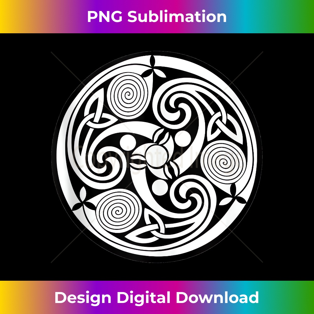 Celtic design Celtic triskele triskelion spiral - Decorative Sublimation PNG File